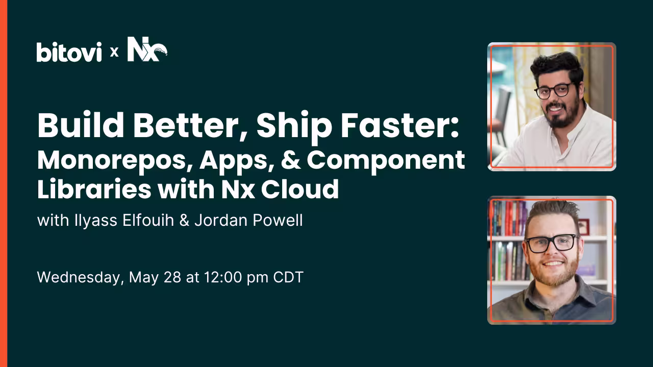 Build Better, Ship Faster: Monorepos, Apps, & Component Libraries with Nx Cloud